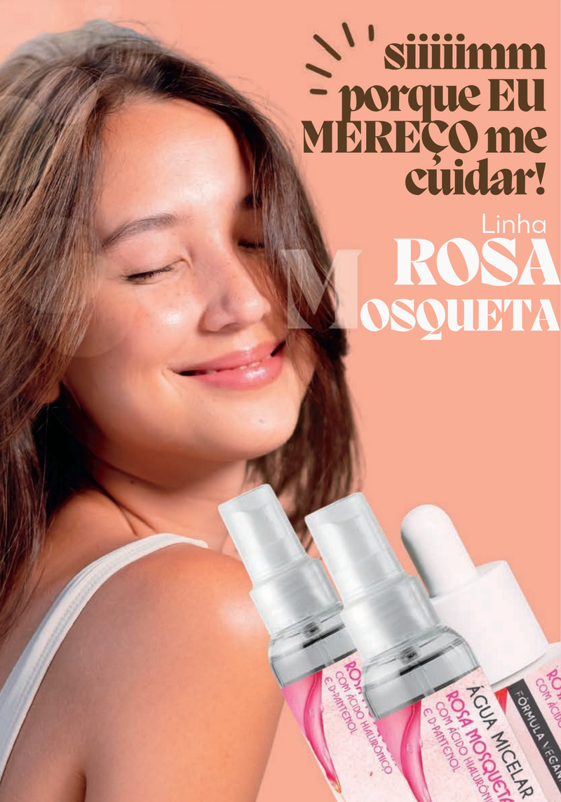 Água Micelar  Rosa Mosqueta