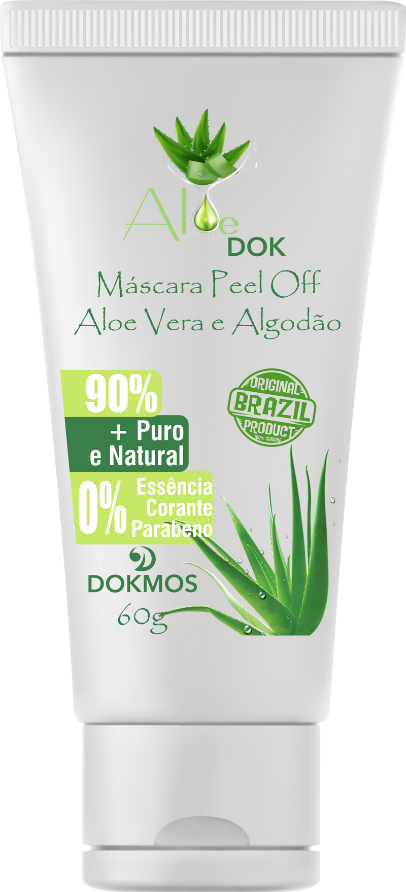 Máscara Peel Off Aloe Vera e Algodão