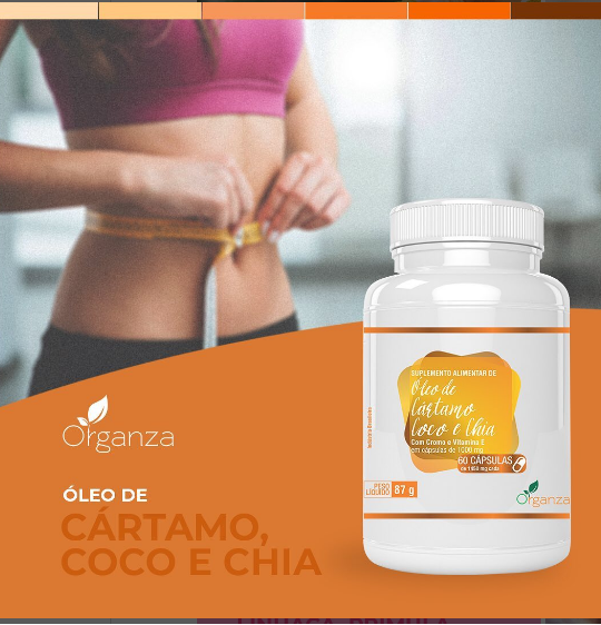 Óleo de Cártamo, Coco e Chia