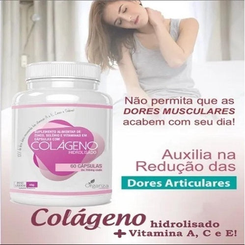 Colágeno hidrolisado + vitaminas A, C e  E