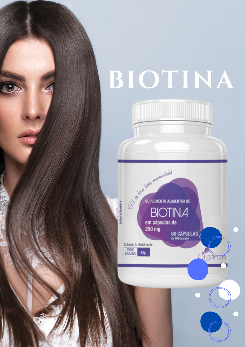 Biotina  24g  -  60 cápsulas