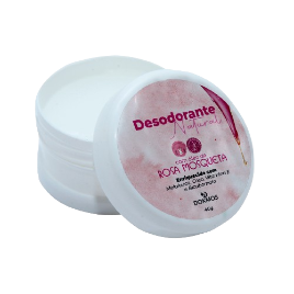 Desodorante natural com rosa mosqueta